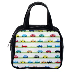 Small Car Red Yellow Blue Orange Black Kids Classic Handbags (one Side) by Mariart