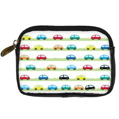 Small Car Red Yellow Blue Orange Black Kids Digital Camera Cases by Mariart