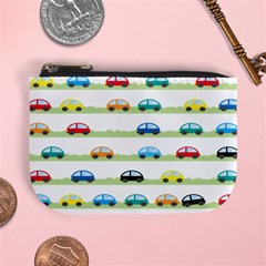 Small Car Red Yellow Blue Orange Black Kids Mini Coin Purses by Mariart