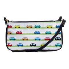 Small Car Red Yellow Blue Orange Black Kids Shoulder Clutch Bags by Mariart