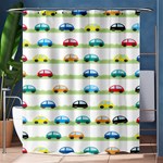 Small Car Red Yellow Blue Orange Black Kids Shower Curtain 60  x 72  (Medium)  60 x72  Curtain