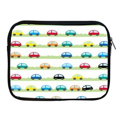 Small Car Red Yellow Blue Orange Black Kids Apple Ipad 2/3/4 Zipper Cases by Mariart