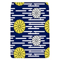 Sunflower Line Blue Yellpw Flap Covers (l)  by Mariart