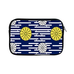 Sunflower Line Blue Yellpw Apple Ipad Mini Zipper Cases by Mariart