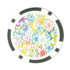 Star Flower Rainbow Sunflower Sakura Poker Chip Card Guard by Mariart