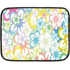 Star Flower Rainbow Sunflower Sakura Double Sided Fleece Blanket (mini)  by Mariart