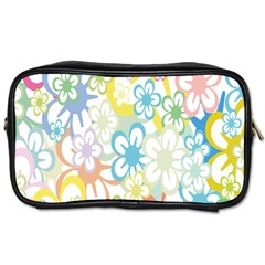 Star Flower Rainbow Sunflower Sakura Toiletries Bags by Mariart