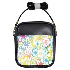 Star Flower Rainbow Sunflower Sakura Girls Sling Bags by Mariart