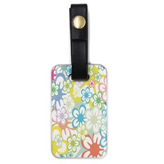 Star Flower Rainbow Sunflower Sakura Luggage Tags (one Side)  by Mariart