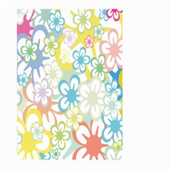 Star Flower Rainbow Sunflower Sakura Large Garden Flag (two Sides) by Mariart