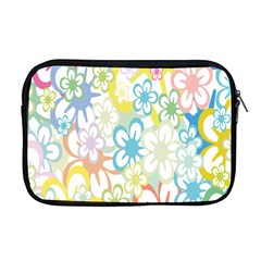 Star Flower Rainbow Sunflower Sakura Apple Macbook Pro 17  Zipper Case by Mariart