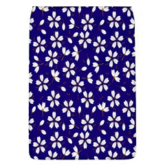 Star Flower Blue White Flap Covers (l)  by Mariart