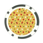 Tulip Sunflower Sakura Flower Floral Red White Leaf Green Poker Chip Card Guard (10 pack) Front