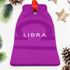 Zodizc Libra Purple Bell Ornament (two Sides) by Mariart