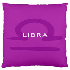 Zodizc Libra Purple Large Cushion Case (one Side) by Mariart