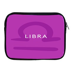 Zodizc Libra Purple Apple Ipad 2/3/4 Zipper Cases by Mariart