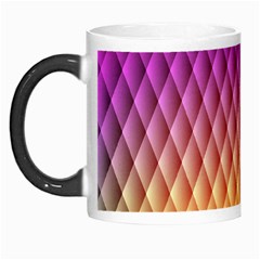 Triangle Plaid Chevron Wave Pink Purple Yellow Rainbow Morph Mugs by Mariart