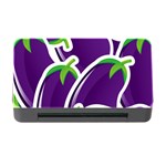 Vegetable Eggplant Purple Green Memory Card Reader with CF Front