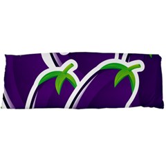 Vegetable Eggplant Purple Green Body Pillow Case Dakimakura (Two Sides)