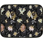 Traditional Music Drum Batik Fleece Blanket (Mini) 35 x27  Blanket