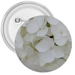 Hydrangea Flowers Blossom White Floral Photography Elegant Bridal Chic  3  Buttons Front