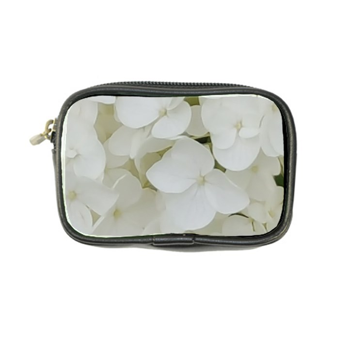 Hydrangea Flowers Blossom White Floral Photography Elegant Bridal Chic  Coin Purse