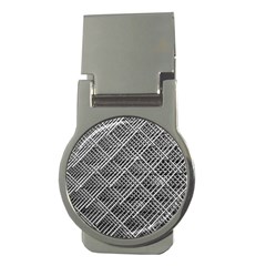 Pattern Metal Pipes Grid Money Clips (round)  by Nexatart