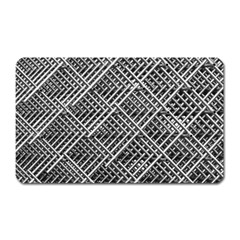 Pattern Metal Pipes Grid Magnet (rectangular) by Nexatart