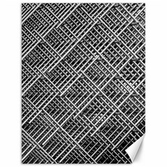 Pattern Metal Pipes Grid Canvas 12  X 16   by Nexatart