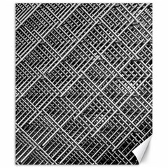 Pattern Metal Pipes Grid Canvas 20  X 24   by Nexatart