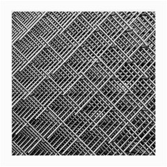 Pattern Metal Pipes Grid Medium Glasses Cloth (2-side) by Nexatart