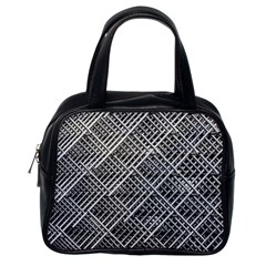 Pattern Metal Pipes Grid Classic Handbags (one Side) by Nexatart