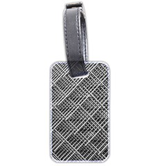 Pattern Metal Pipes Grid Luggage Tags (two Sides) by Nexatart