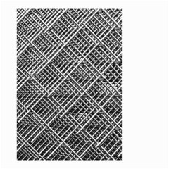 Pattern Metal Pipes Grid Small Garden Flag (two Sides) by Nexatart