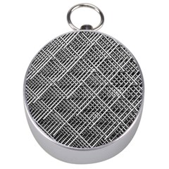 Pattern Metal Pipes Grid Silver Compasses by Nexatart