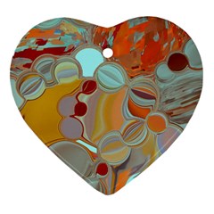 Liquid Bubbles Ornament (heart)