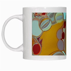 Liquid Bubbles White Mugs by digitaldivadesigns