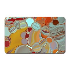 Liquid Bubbles Magnet (rectangular) by digitaldivadesigns