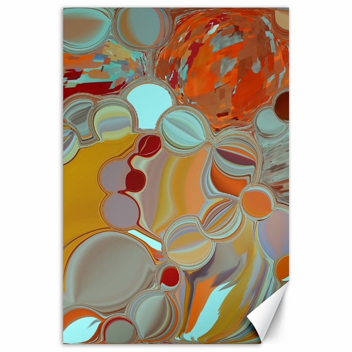 Liquid Bubbles Canvas 24  x 36 