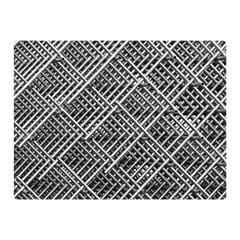 Pattern Metal Pipes Grid Double Sided Flano Blanket (mini)  by Nexatart