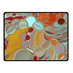 Liquid Bubbles Fleece Blanket (small) by digitaldivadesigns