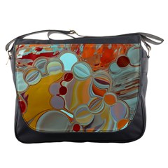 Liquid Bubbles Messenger Bags by digitaldivadesigns