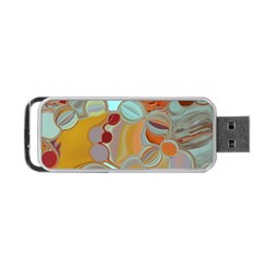 Liquid Bubbles Portable Usb Flash (two Sides) by digitaldivadesigns