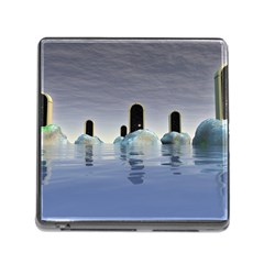 Abstract Gates Doors Stars Memory Card Reader (square) by Nexatart