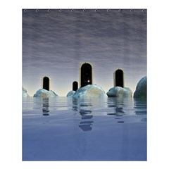 Abstract Gates Doors Stars Shower Curtain 60  X 72  (medium)  by Nexatart