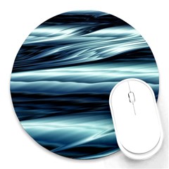 Texture Fractal Frax Hd Mathematics Round Mousepads by Nexatart