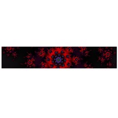 Fractal Abstract Blossom Bloom Red Flano Scarf (large) by Nexatart