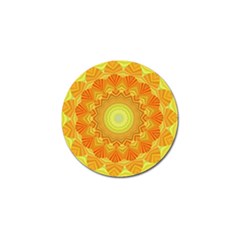 Sunshine Sunny Sun Abstract Yellow Golf Ball Marker (4 Pack) by Nexatart