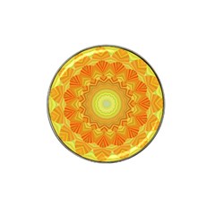 Sunshine Sunny Sun Abstract Yellow Hat Clip Ball Marker (4 Pack)