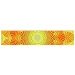 Sunshine Sunny Sun Abstract Yellow Flano Scarf (small)